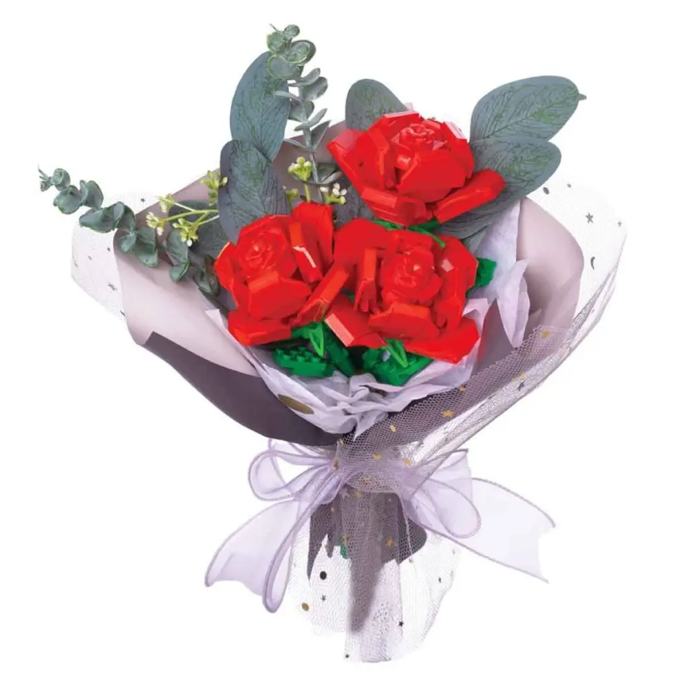 5757 FLOWER SET GÜL BUKETİ 3LÜ KRMZ 285 PRÇ 5757 FLOWER SET GÜL BUKETİ 3LÜ KRMZ 285 PRÇ