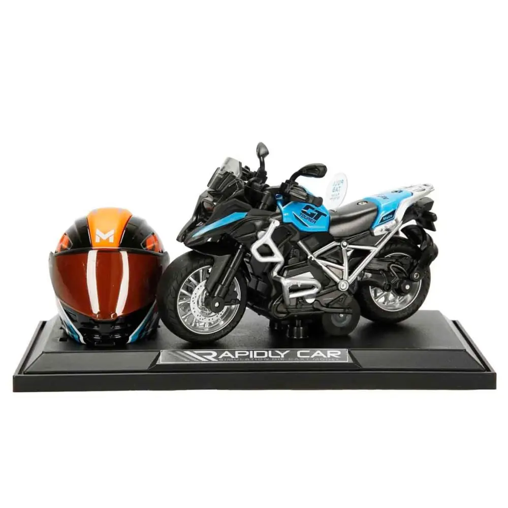 5834 MOTOSİKLET 1 14 KASKLI FİGÜR PB 3R SES IŞIK