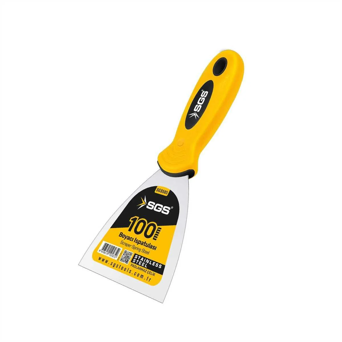 585 Spatula Paslanmaz Çelik 100 mm