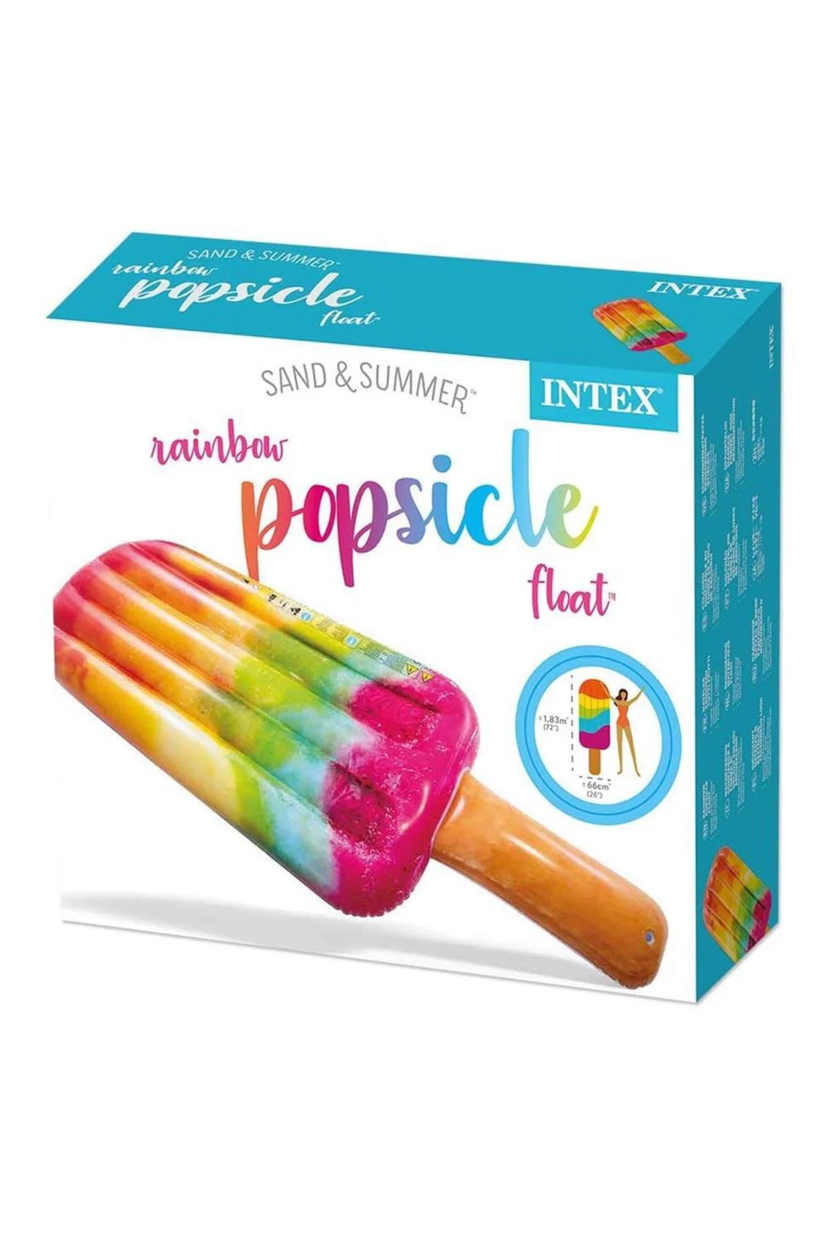 58766 - INTEX - ÇUBUKLU DONDURMA YATAK (Lisinya)