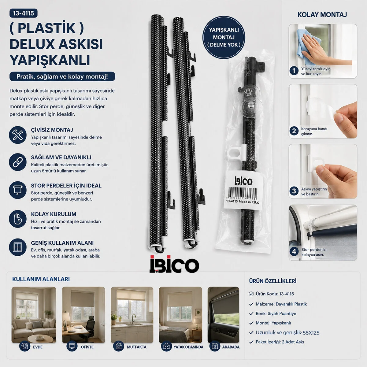 58X125CM Oto-araç - Ev - Ofis Cam Paneli Güneşlik Pvc Perde Makaralı Aç-kapa Vantuzlu Montaj Fiyatı, Yorumları ve Özellikleri