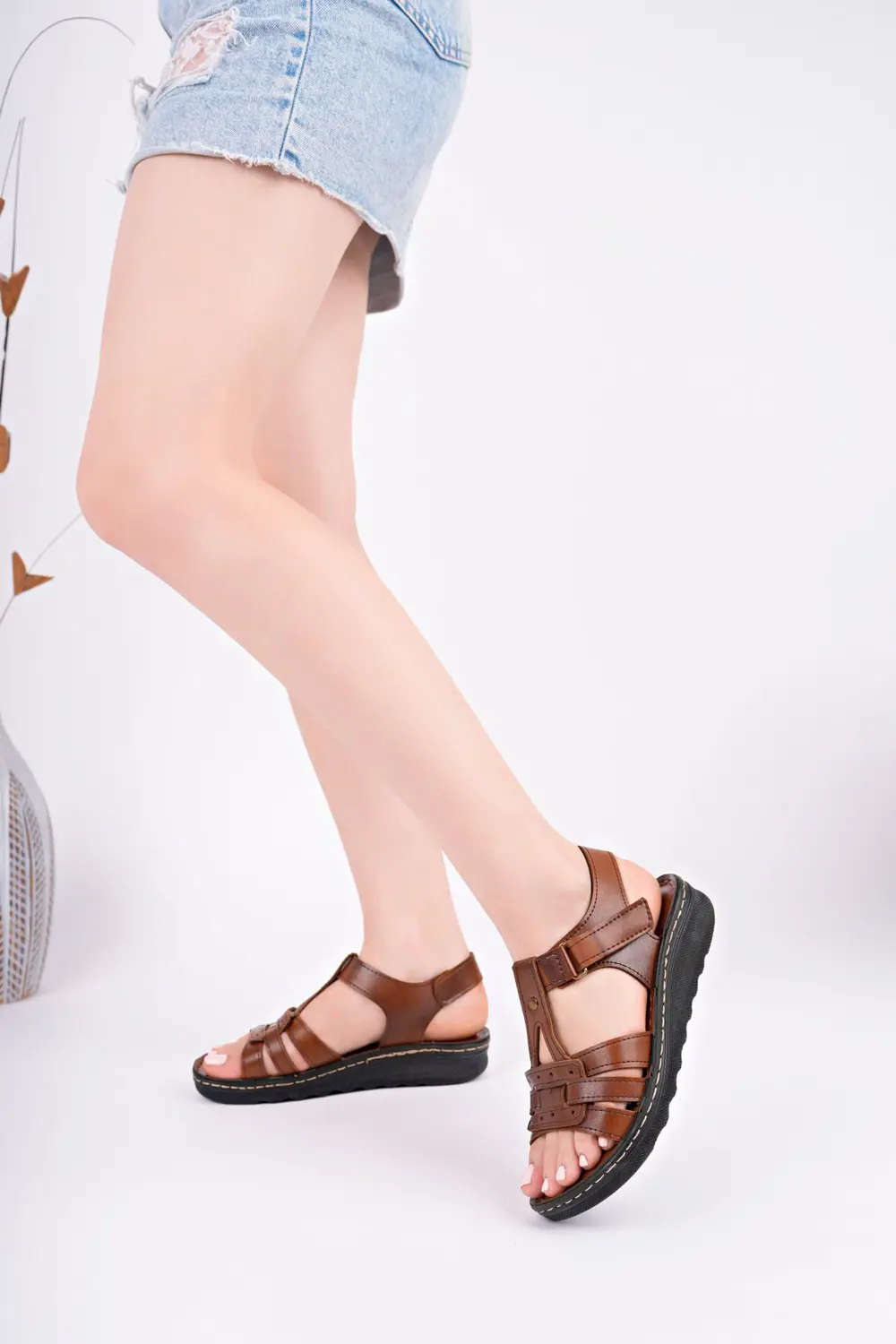 59527 ORTOPEDİK DİKİŞLİ TABAN SANDALET