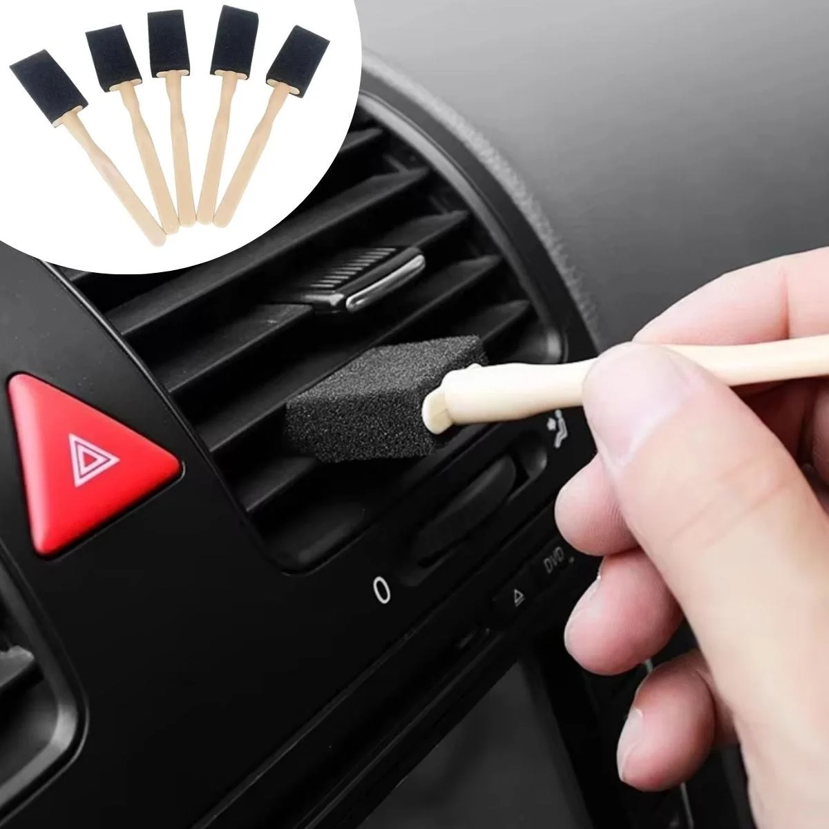 5&amp;apos;li Araba Havalandırma Temizleme Fırçaları Klima Çıkışları,toz Alma&amp;amp;otomobil İçi Detaylı Mini Temizlik Aparatları Bx40 Fiyatı, Yorumları ve Özellikleri