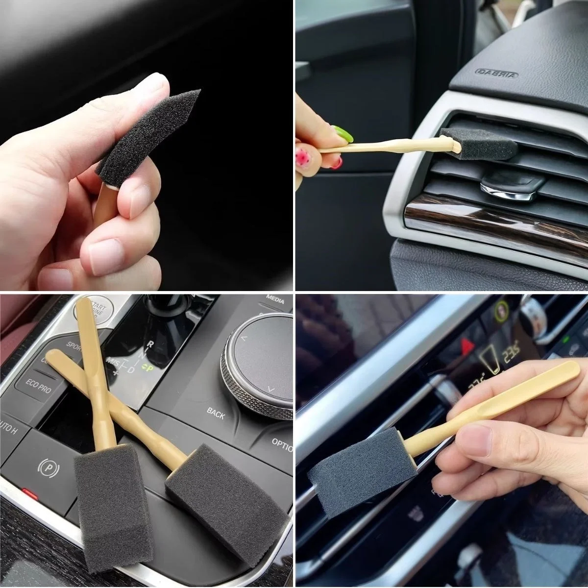 5&amp;apos;li Araba Havalandırma Temizleme Fırçaları Klima Çıkışları,toz Alma&amp;amp;otomobil İçi Detaylı Mini Temizlik Aparatları Bx40 Fiyatı, Yorumları ve Özellikleri
