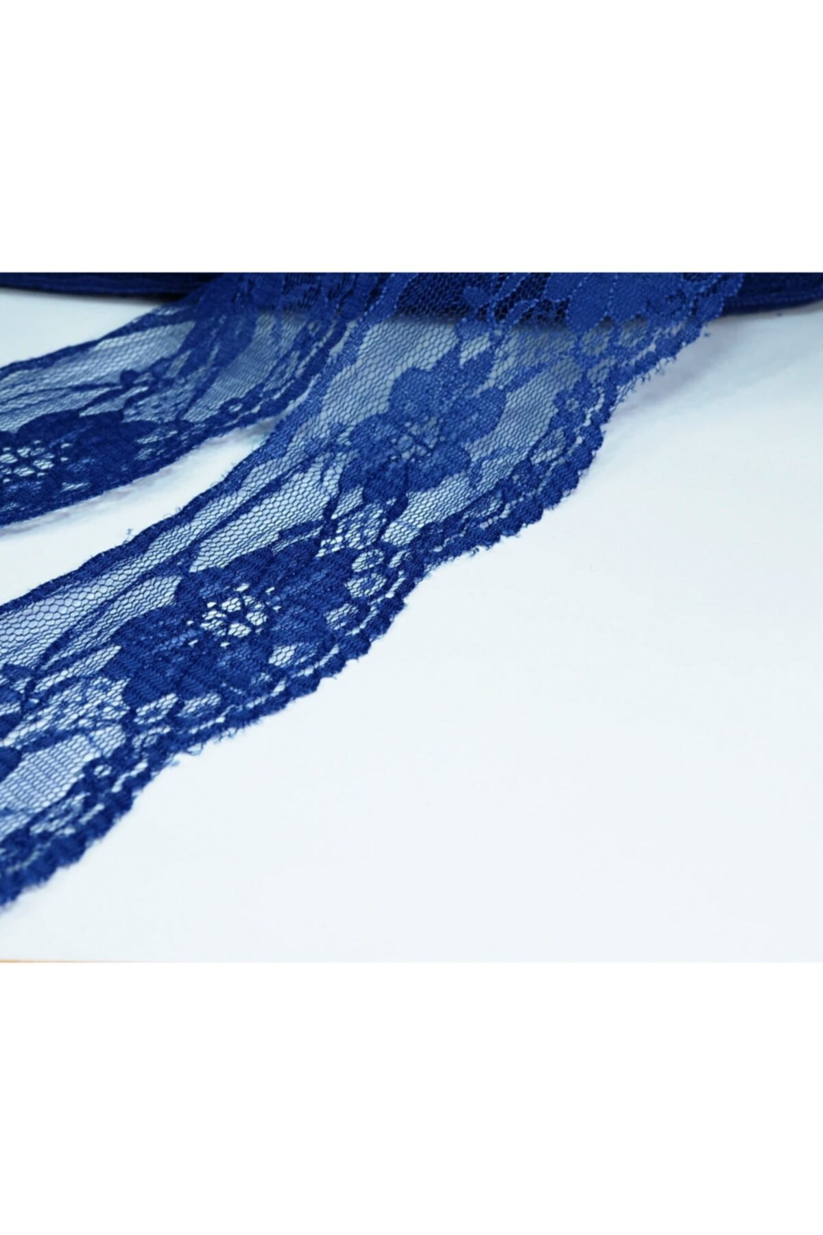 Tuhafiyecimiz 5Cm Eninde Saks Mavi Naylon Dantel