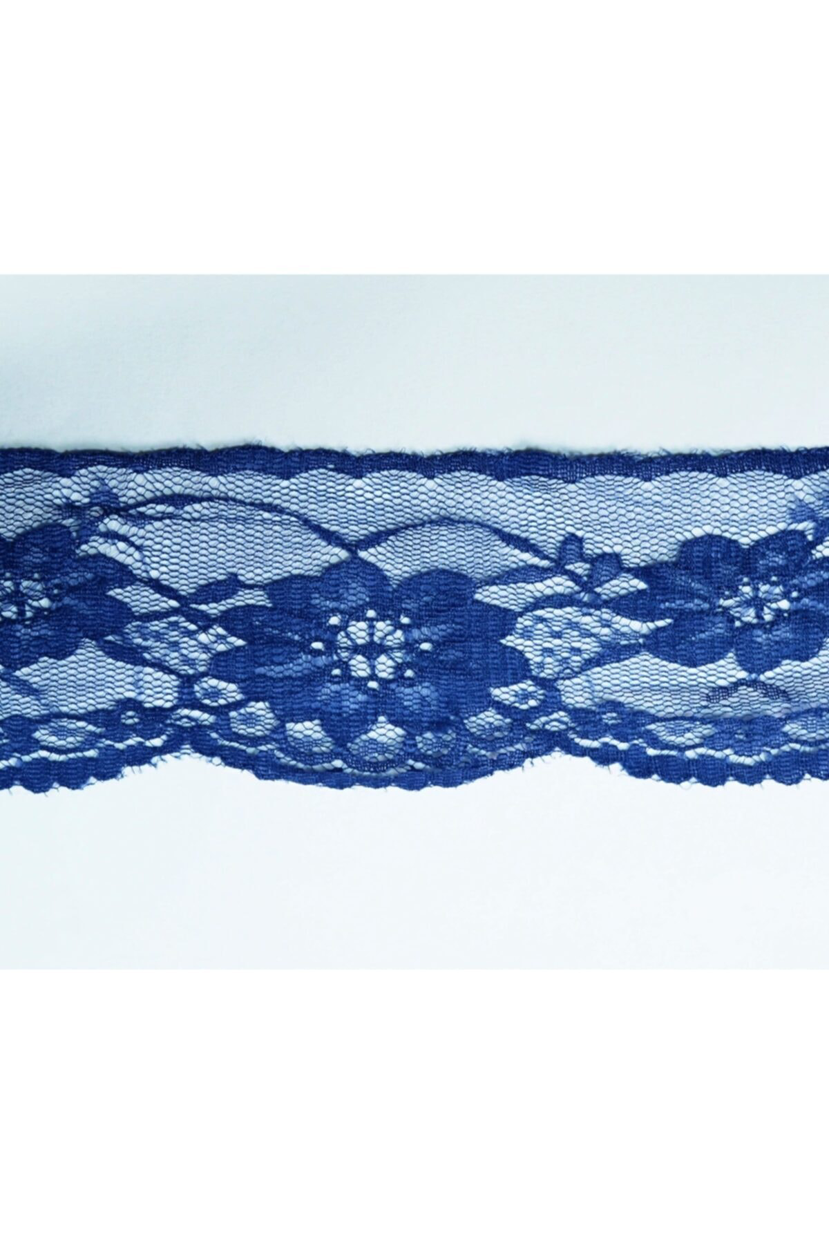 Tuhafiyecimiz 5Cm Eninde Saks Mavi Naylon Dantel