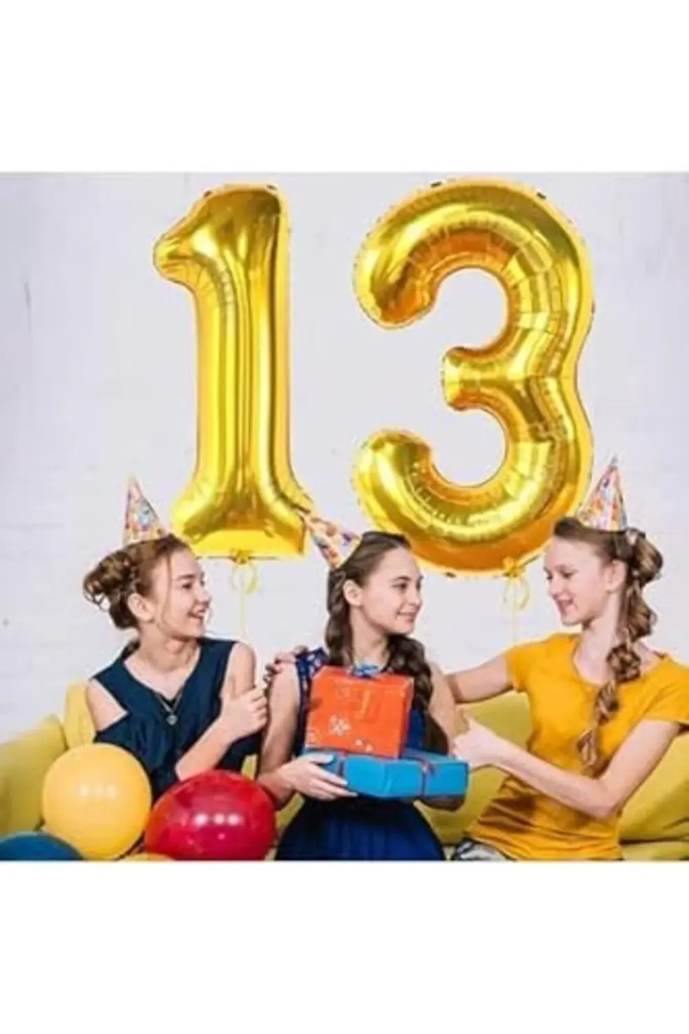 5DM 1 Rakam Folyo Balon 100 Cm 1178227