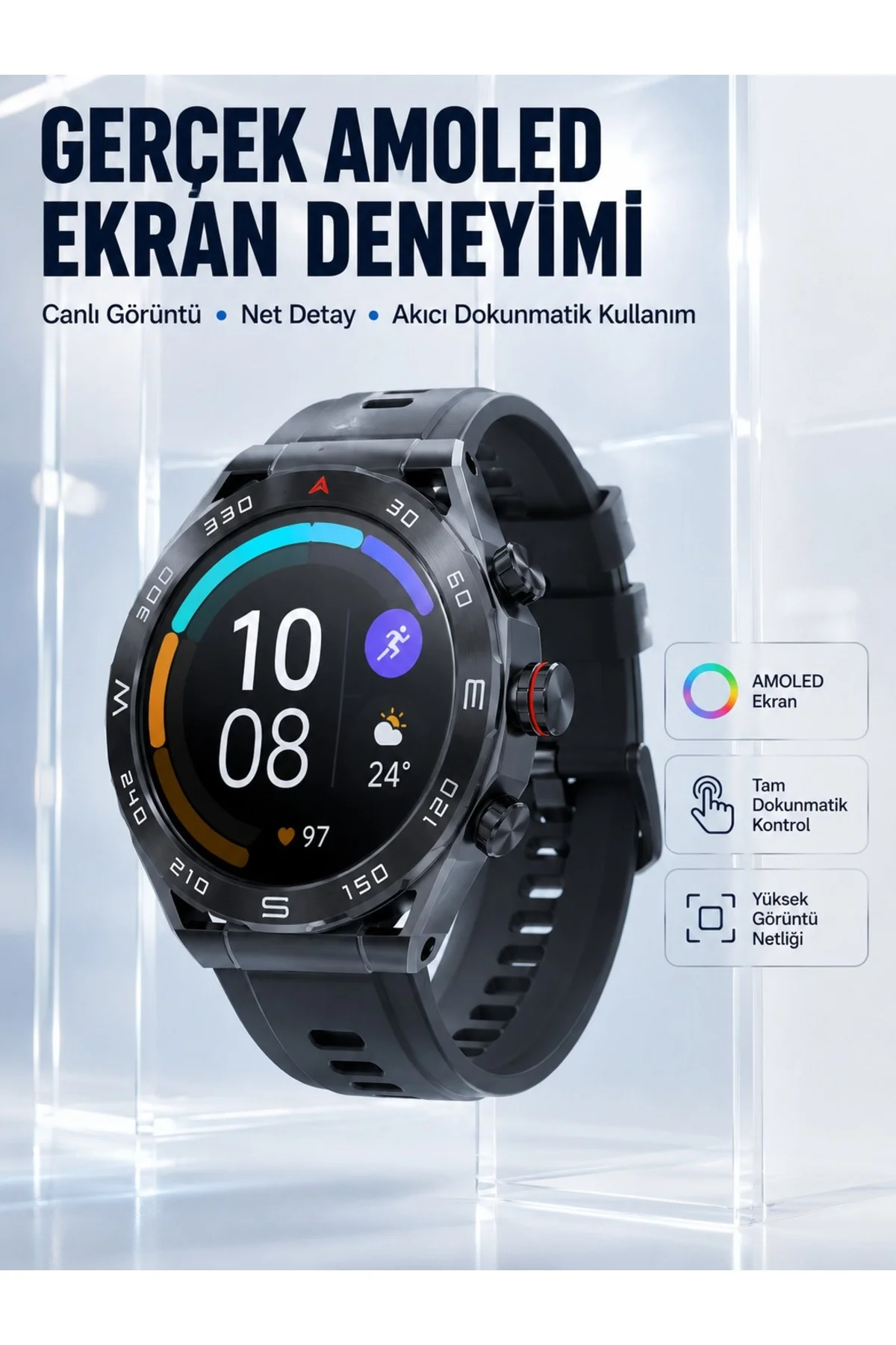 5G Android SIM Kartlı Akıllı Saat Dönebilen HD Kamera AMOLED Ekran GPS Wi-Fi 5G Android SIM Kartlı Akıllı Saat Dönebilen HD Kamera AMOLED Ekran GPS Wi-Fi
