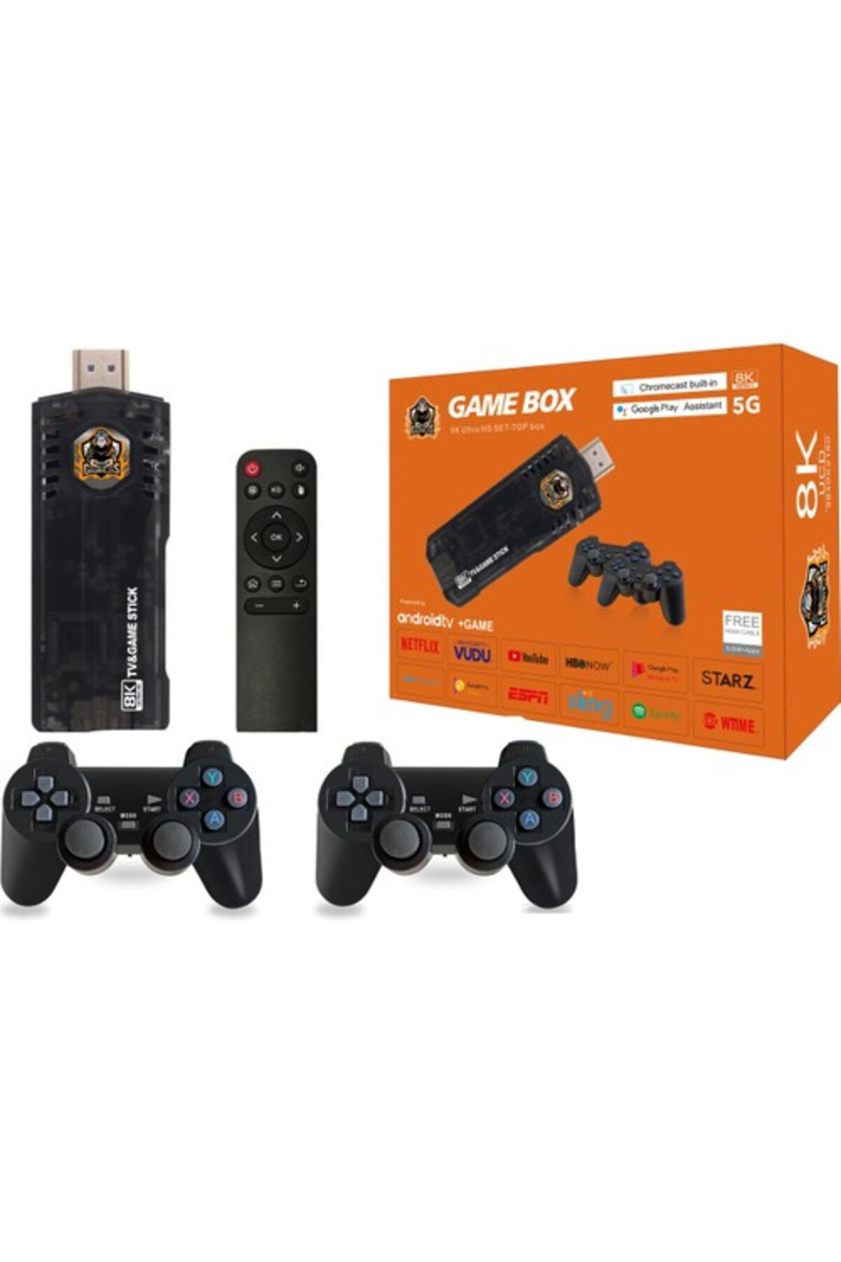 Glrtech 5G Tv Box Gamebox 8K Ultra Hd Oyun Konsolu