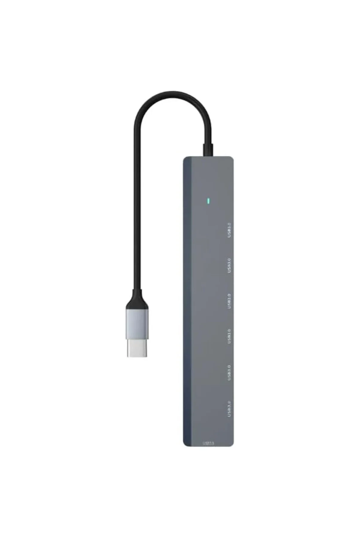 5Gbps Çoklayıcı Adaptör 7 in 1 Type-C To USB, Power/Güç Destekli,