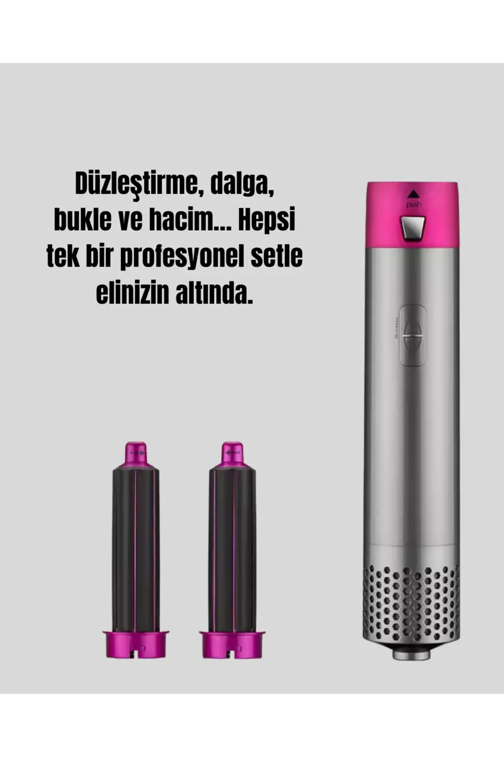 5’i 1 Arada Profesyonel Saç Şekillendirici Tek Cihazla Sınırsız S