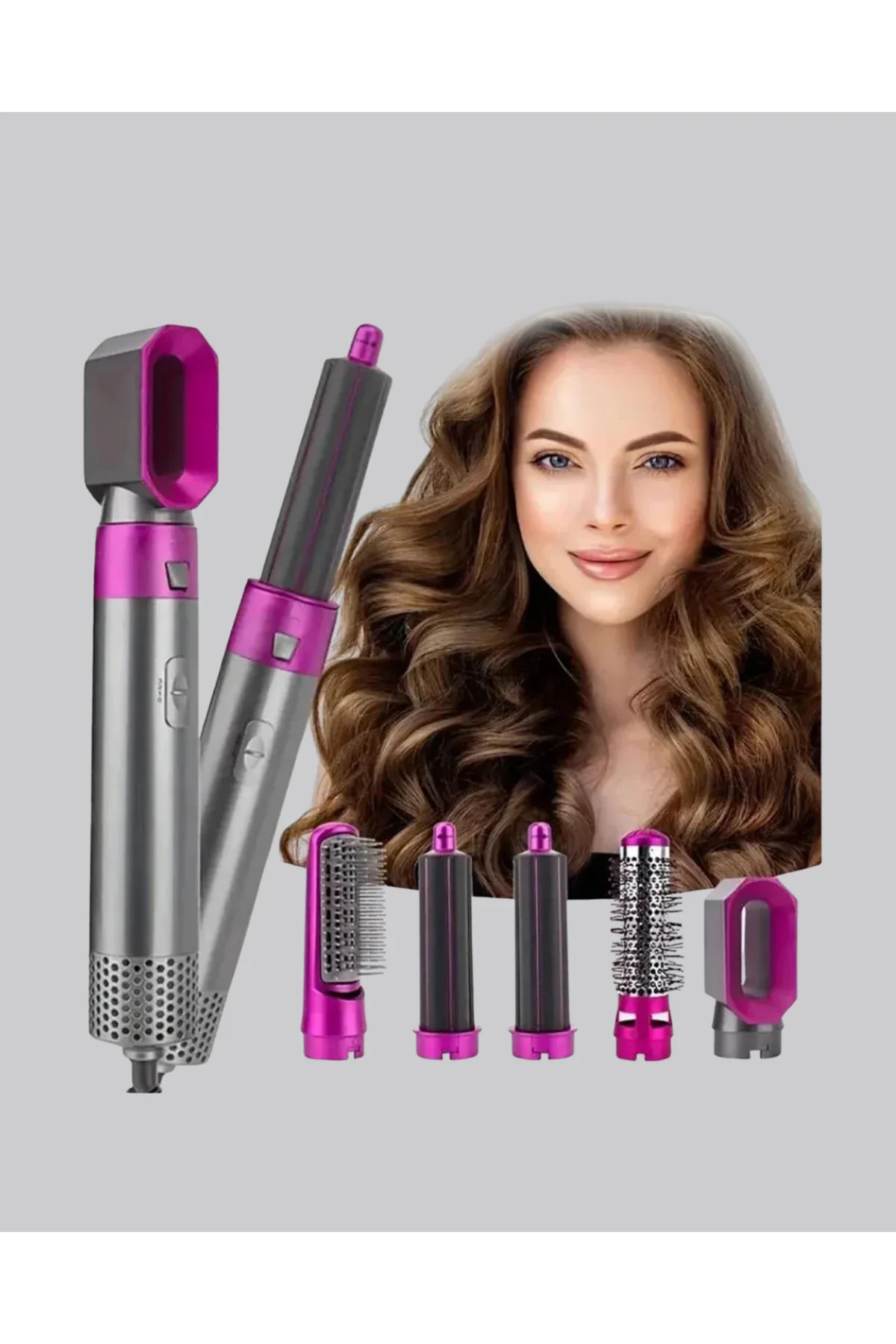 5’i 1 Arada Saç Şekillendirme Makinesi Hızlı Kuruma ve Kuaför Kal