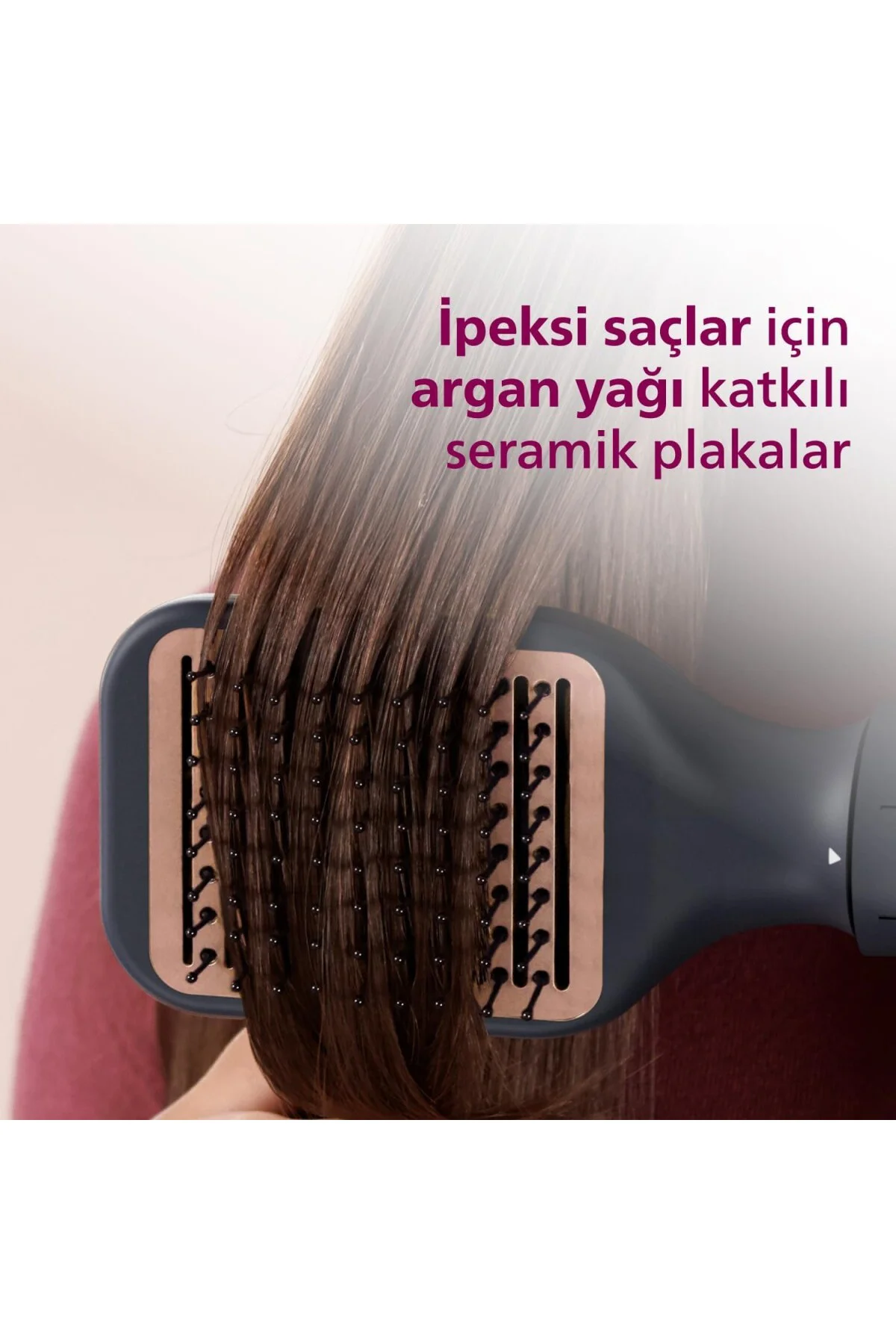 5’i 1 Arada Saç Şekillendirme ve Kurutma Seti, Argan Yağı Seramik