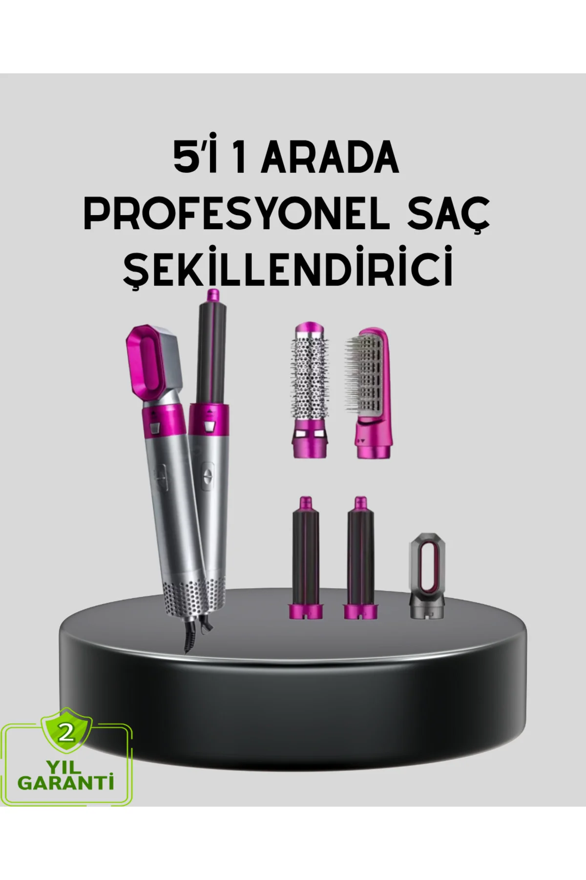 5’i 1 Arada Saç Şekillendirme Makinesi Hızlı Kuruma ve Kuaför Kal