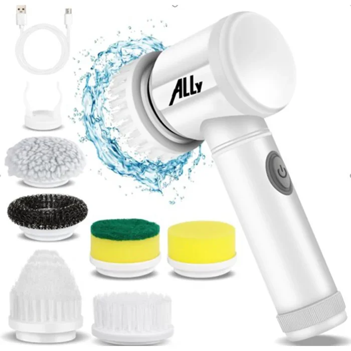 5in1 Magic Brush Şarjlı Temizlik Fırçası - Banyo, Fayans ve Zemin Temizleyici