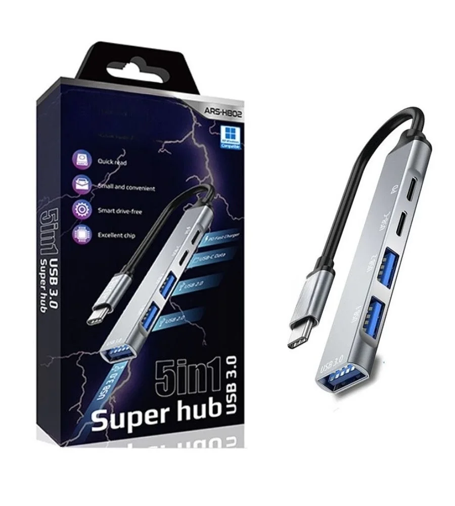 5in1 Metal USB Hub – Yüksek Hızlı Çoklayıcı, 5 Bağlantı Noktalı, Dayanıklı ve Taşınabilir Tasarım Fiyatı, Yorumları ve Özellikleri