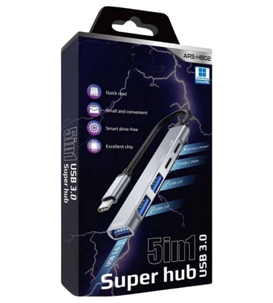 5in1 Metal USB Hub – Yüksek Hızlı Çoklayıcı, 5 Bağlantı Noktalı, Dayanıklı ve Taşınabilir Tasarım Fiyatı, Yorumları ve Özellikleri