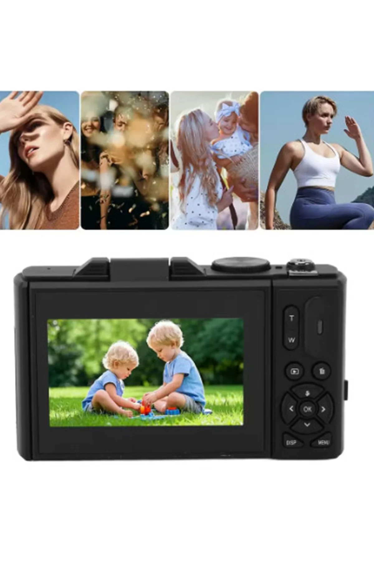 5k 75mp Hd Dijital Kamera 18x Dijital Zoom, Flaşlı,3.0 İnç Ekranlı Fotoğraf Makinesi 5k 75mp Hd Dijital Kamera 18x Dijital Zoom, Flaşlı,3.0 İnç Ekranlı Fotoğraf Makinesi