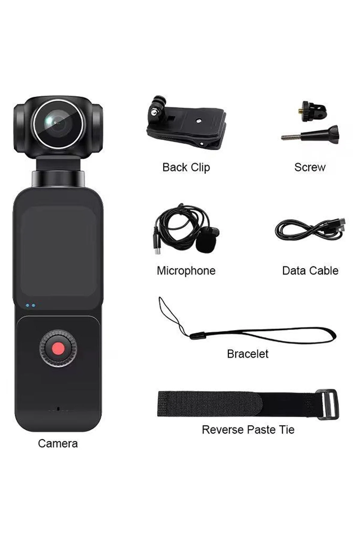 5k Ultra Hd Aksiyon Kamerası Ultra Stabil Çekim, Anti-shake Tekno