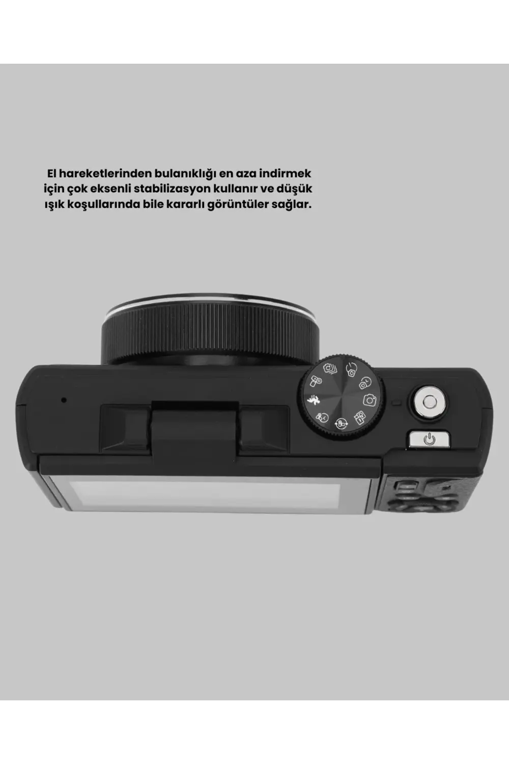 5K Ultra HD Kamera Gülümseme Algılama Otofokus 18x Optik Zoom