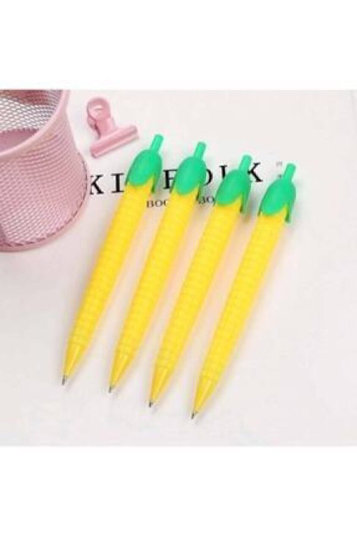 5'li 0.7 Uçlu Versatil Kalem Seti - Kaktüs, Karpuz,mısır,ananas,h