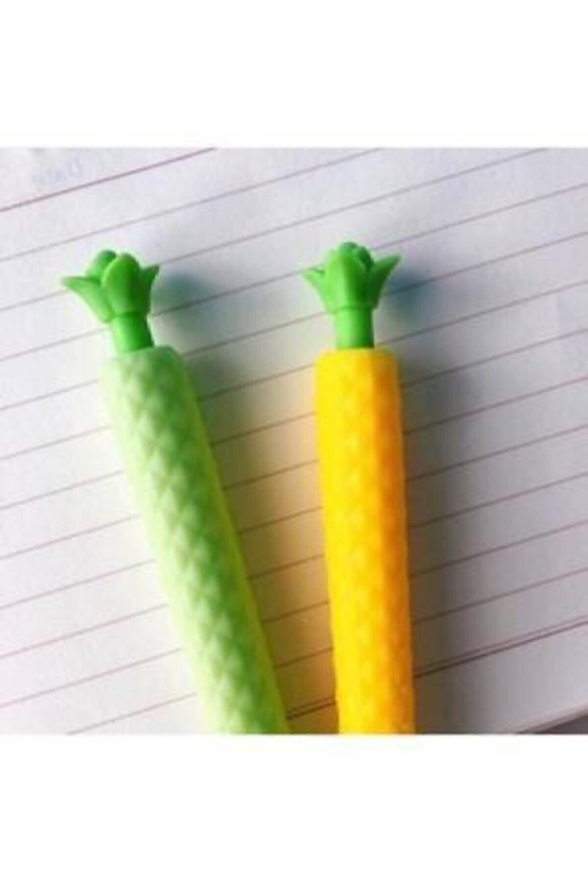 5'li 0.7 Uçlu Versatil Kalem Seti - Kaktüs, Karpuz,mısır,ananas,h