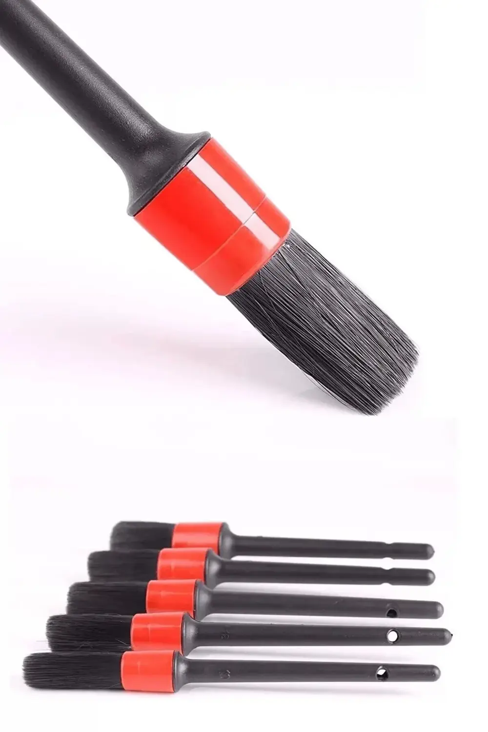 5'li  Detaylandırma Fırça Seti Araba Fırçaları 5 Parça Araba Torp