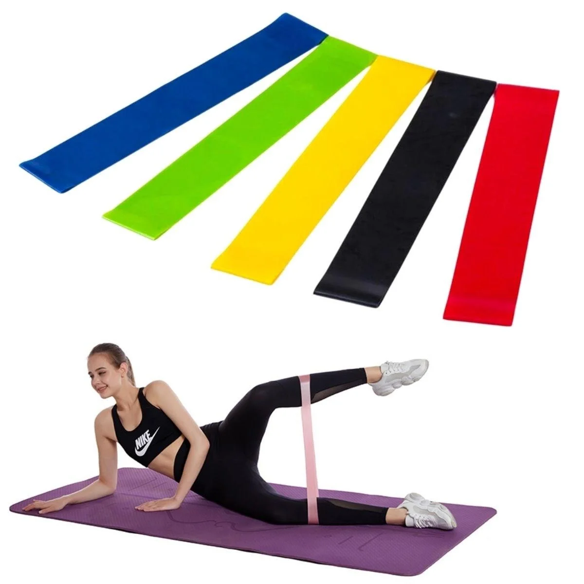 5li Egzersiz Direnç Bant Seti Pilates Crossfit Ekipmanları Bx40 Fiyatı, Yorumları ve Özellikleri