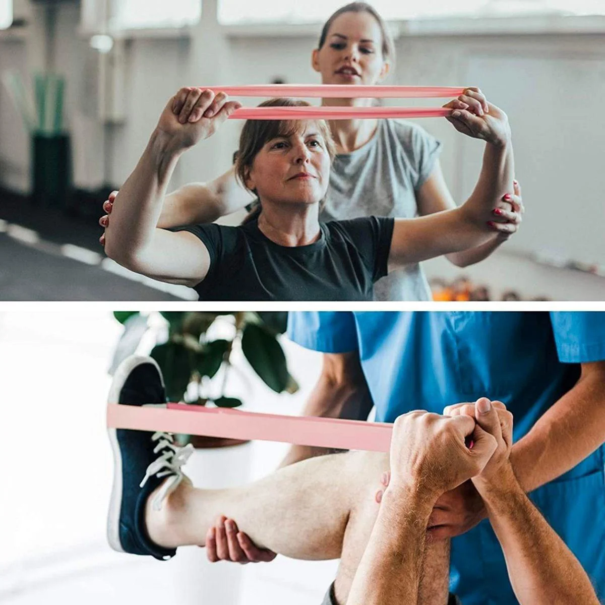 5li Egzersiz Direnç Bant Seti Pilates Crossfit Ekipmanları 5li Egzersiz Direnç Bant Seti Pilates Crossfit Ekipmanları