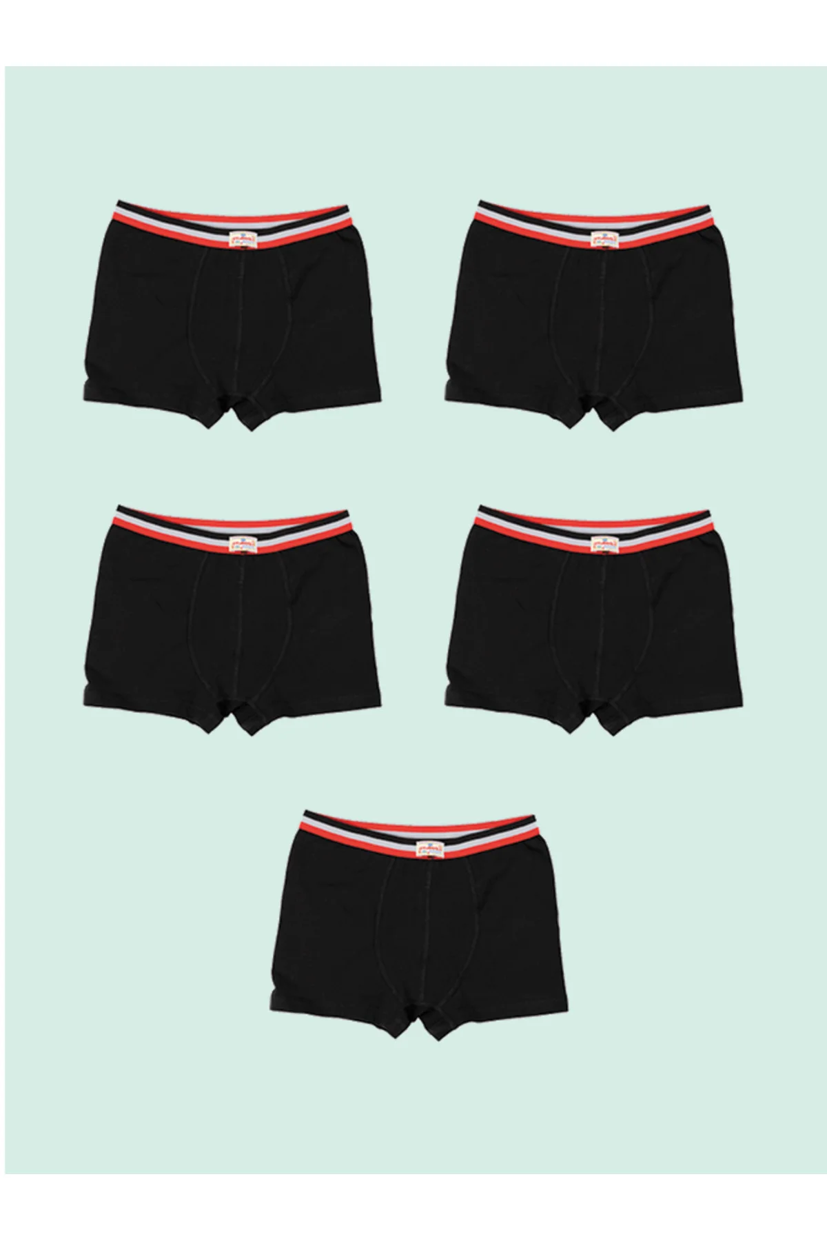 5'Lİ EKO PAKET ÇOCUK LİKRA BOXER 0343