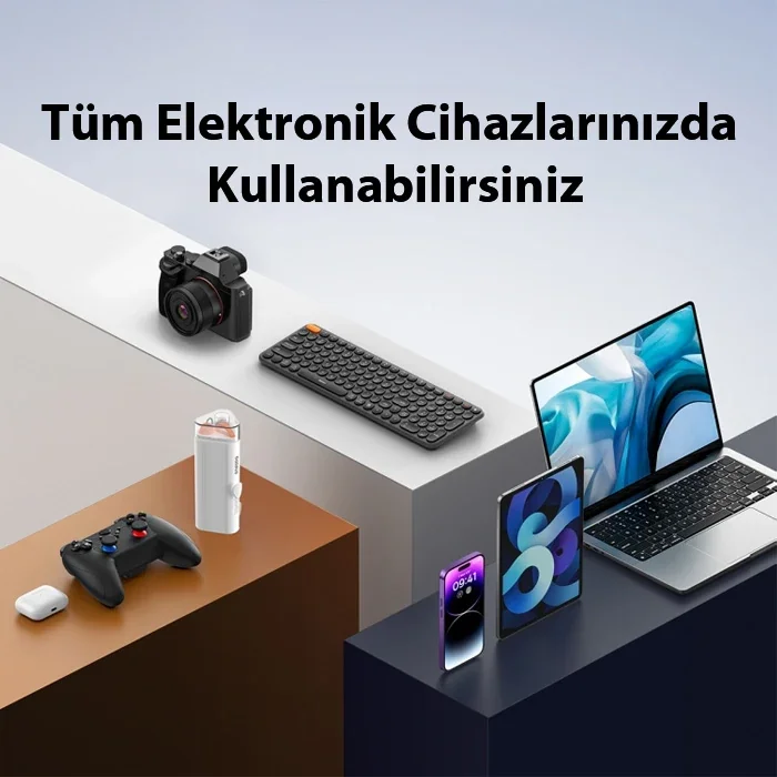 5'li Elektronik Cihaz Temizleme Seti 90 g -Kulaklık Kiri & Klavye Tozu Temizleyici