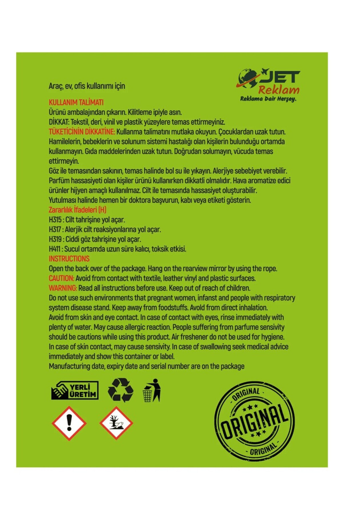 5li Elmas Kuru Kafa Dekoratif Araba Oto Kokusu Ve Aksesuarı