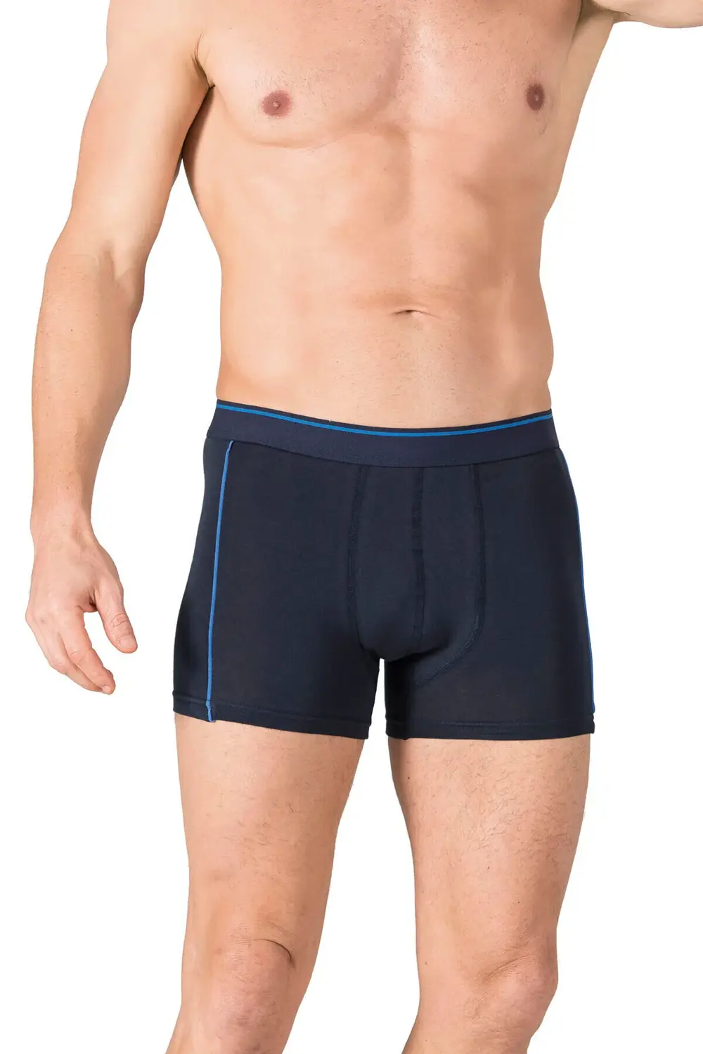 5'Lİ Erkek Penye Likralı Pamuklu Boxer