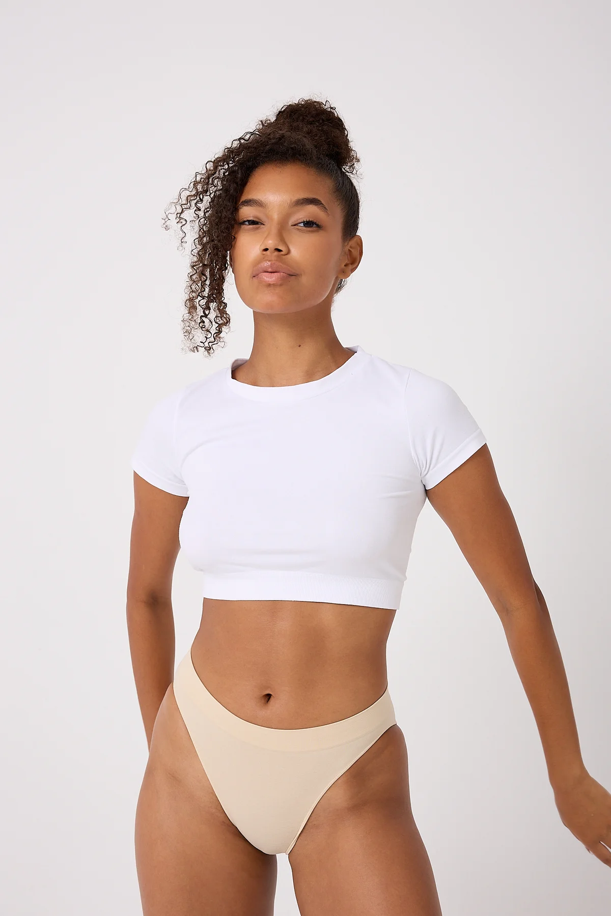 5'li Kadın Dikişsiz Basic Slip Küot