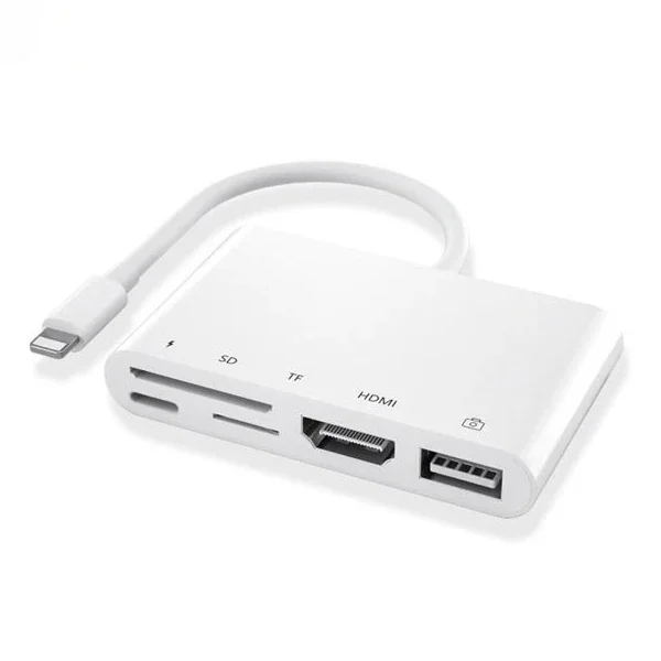 5'li Lightning HDMI Adaptör & USB Hub - 1080P Yansıtma