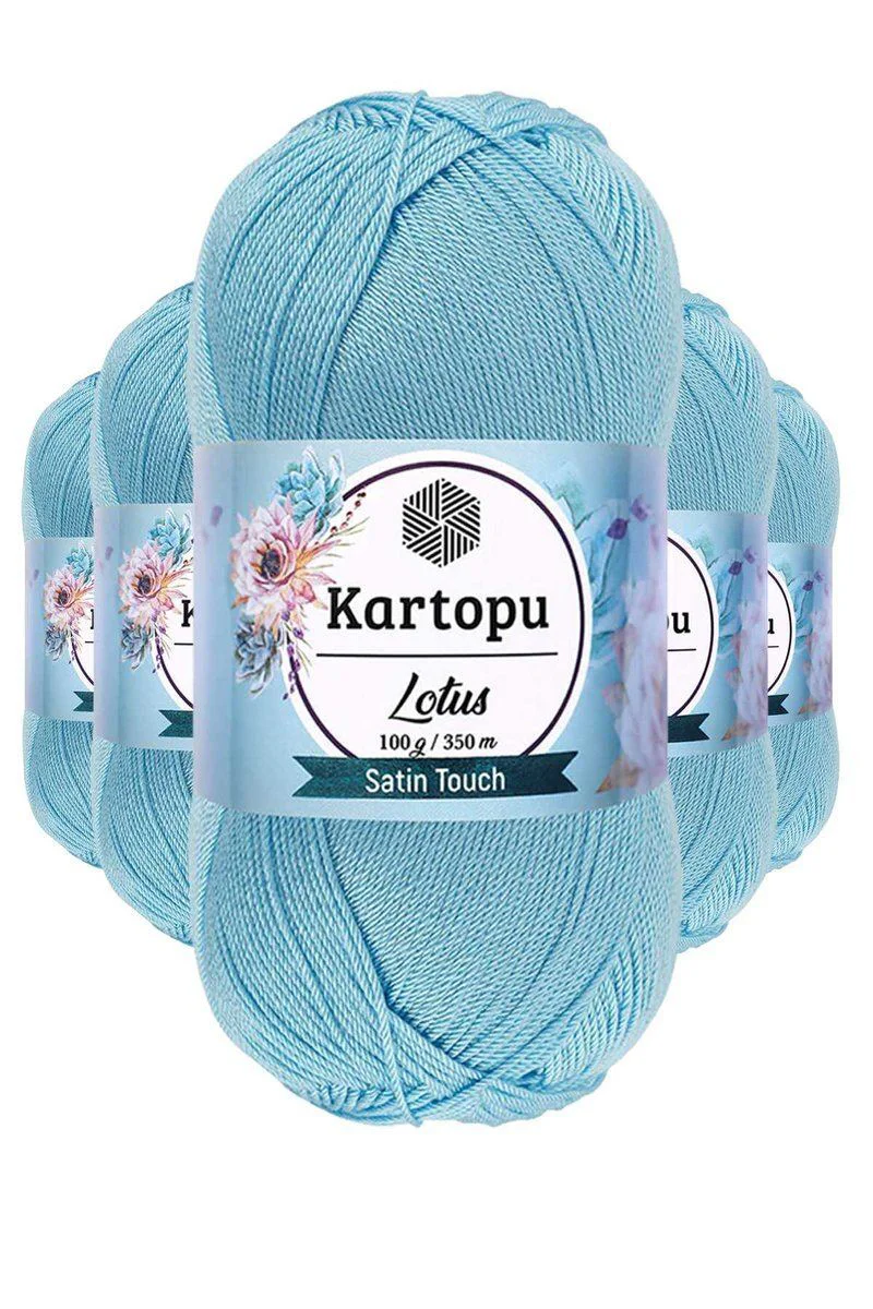 5'li Lotus Örgü İpi K537 Bebe Mavi - Su Tutmeyen Akrilik Büstiyer & Bikini İpi Fiyatı, Yorumları ve Özellikleri