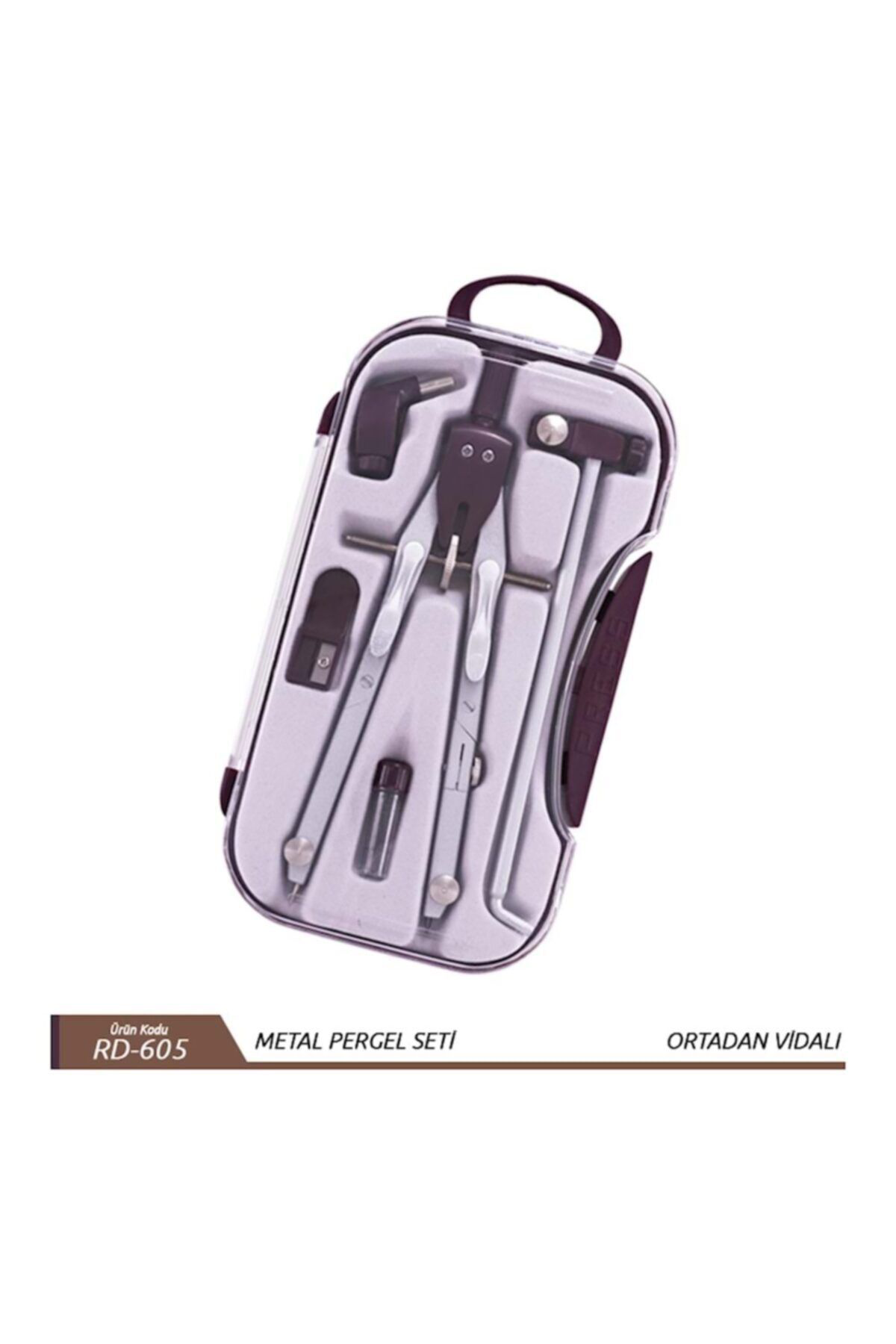 Red Apple 5'Li Metal Vidalı Teknik Pergel Seti Rd-605