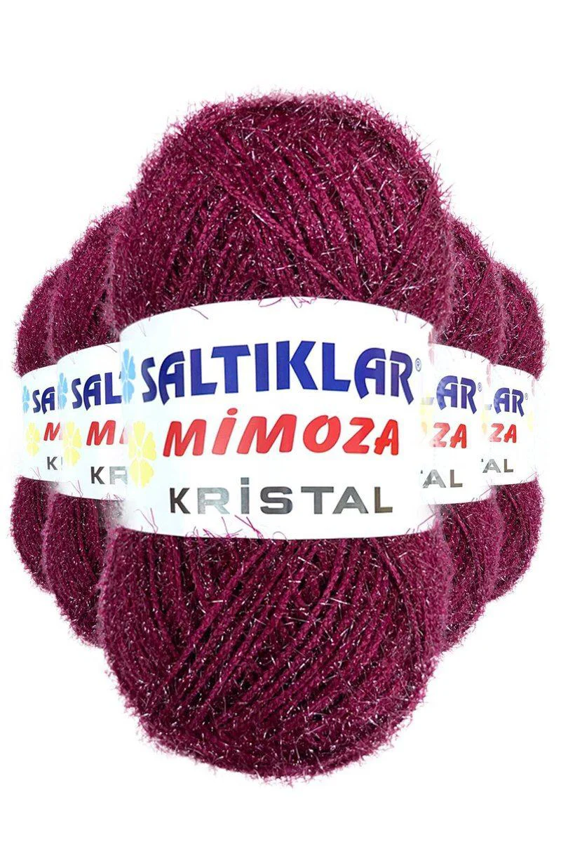 5'li Mimoza Kristal Işıltılı Şal Patik Yelek İpi 26 - Pırıl Pırıl Örgü İpi Fiyatı, Yorumları ve Özellikleri