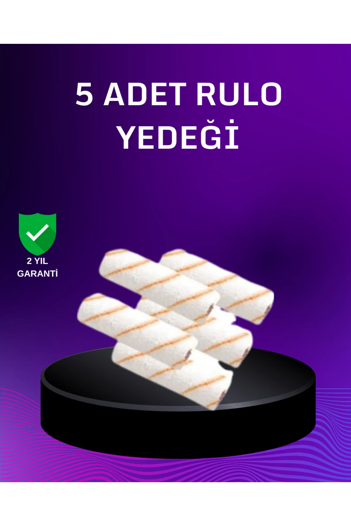 5’li Mini Rulo Boya Seti Duvar Tavan Emülsiyon Uygulama