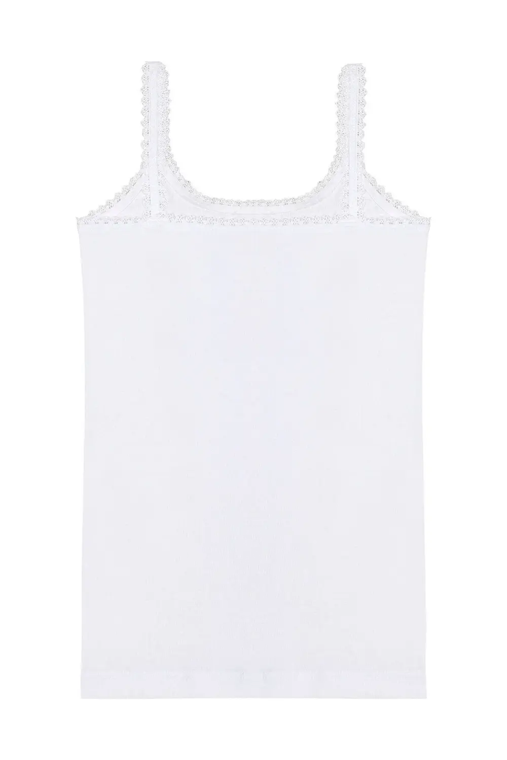 5'li Paket Kız Çocuk %100 Pamuklu Ribana Yakası Dantel Detaylı İn