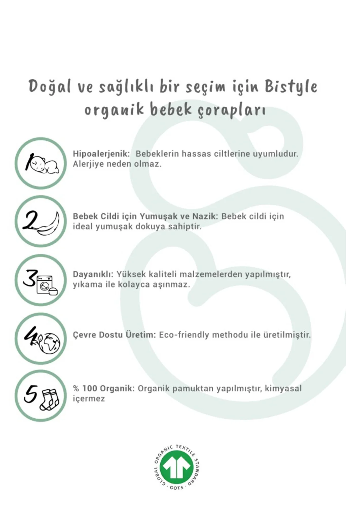 5'Li Penye Kaymaz Çember Soket Çorap 10122 Ekru