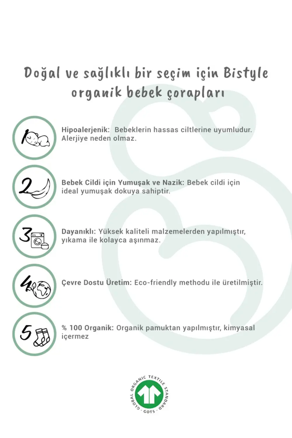 5'Li Penye Kaymaz Çember Soket Çorap 10122 Ekru