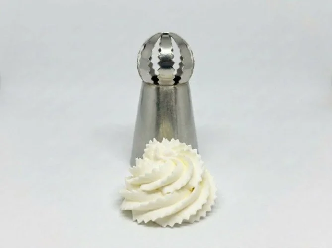 5'li Profesyonel Rus Top Duy Ucu Seti – 5.9 cm Büyük Boy Paslanmaz Çelik a Sıkma ve Fırfır Uçları