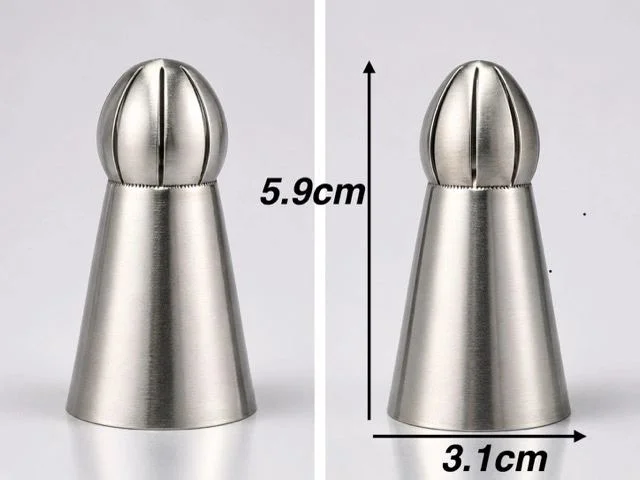 5'li Profesyonel Rus Top Duy Ucu Seti – 5.9 Cm Büyük Boy Paslanmaz Çelik Krema Sıkma Ucu Fiyatı, Yorumları ve Özellikleri