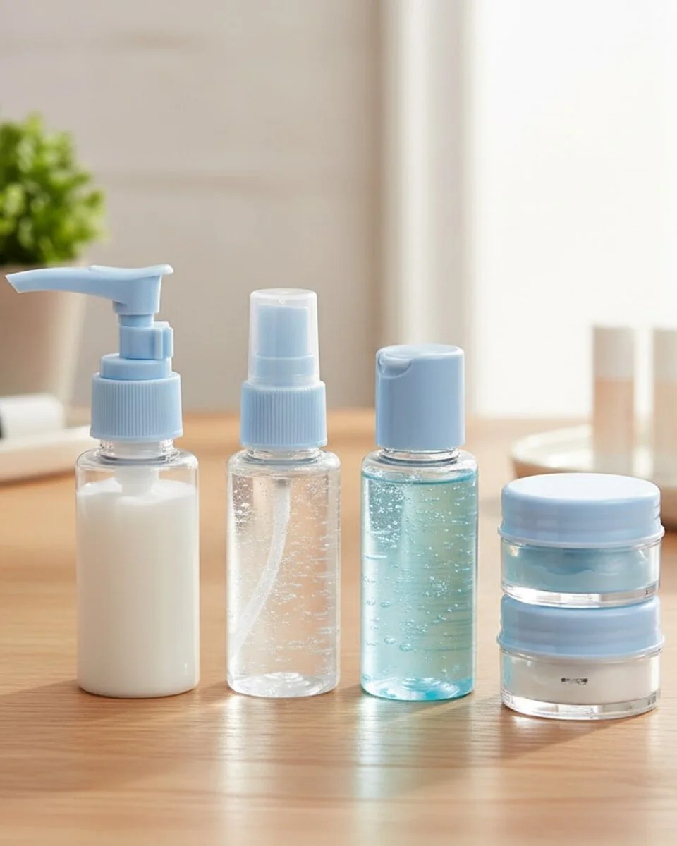 5’li Şeffaf Dolum Şişesi Seti 30 ml - Seyahat İçin Pratik ve Şık Çözüm