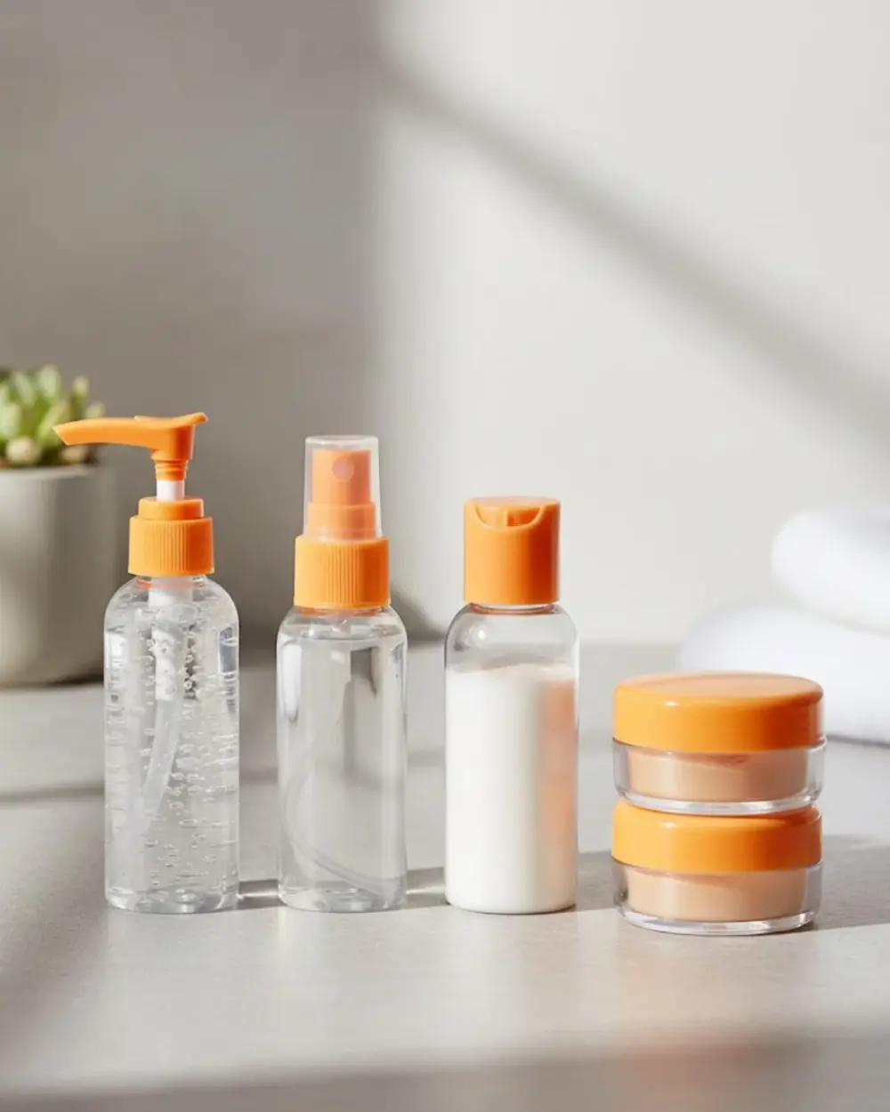 5Lİ SEYAHAT ŞİŞESİ TURUNCU