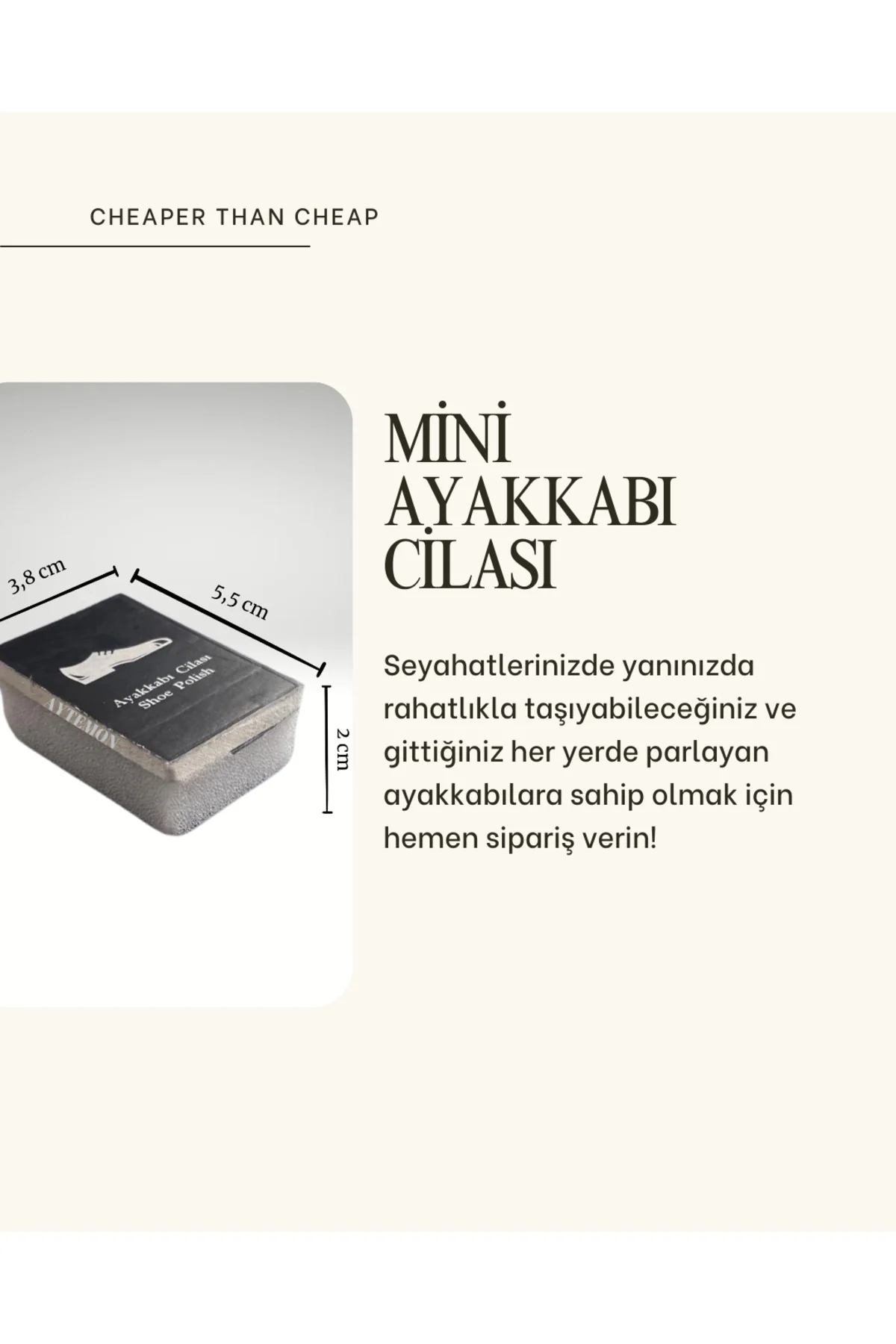 5'li Seyahat Tipi Mini Ayakkabı Cilası – Pratik, Taşınabilir Parl 5'li Seyahat Tipi Mini Ayakkabı Cilası – Pratik, Taşınabilir Parl