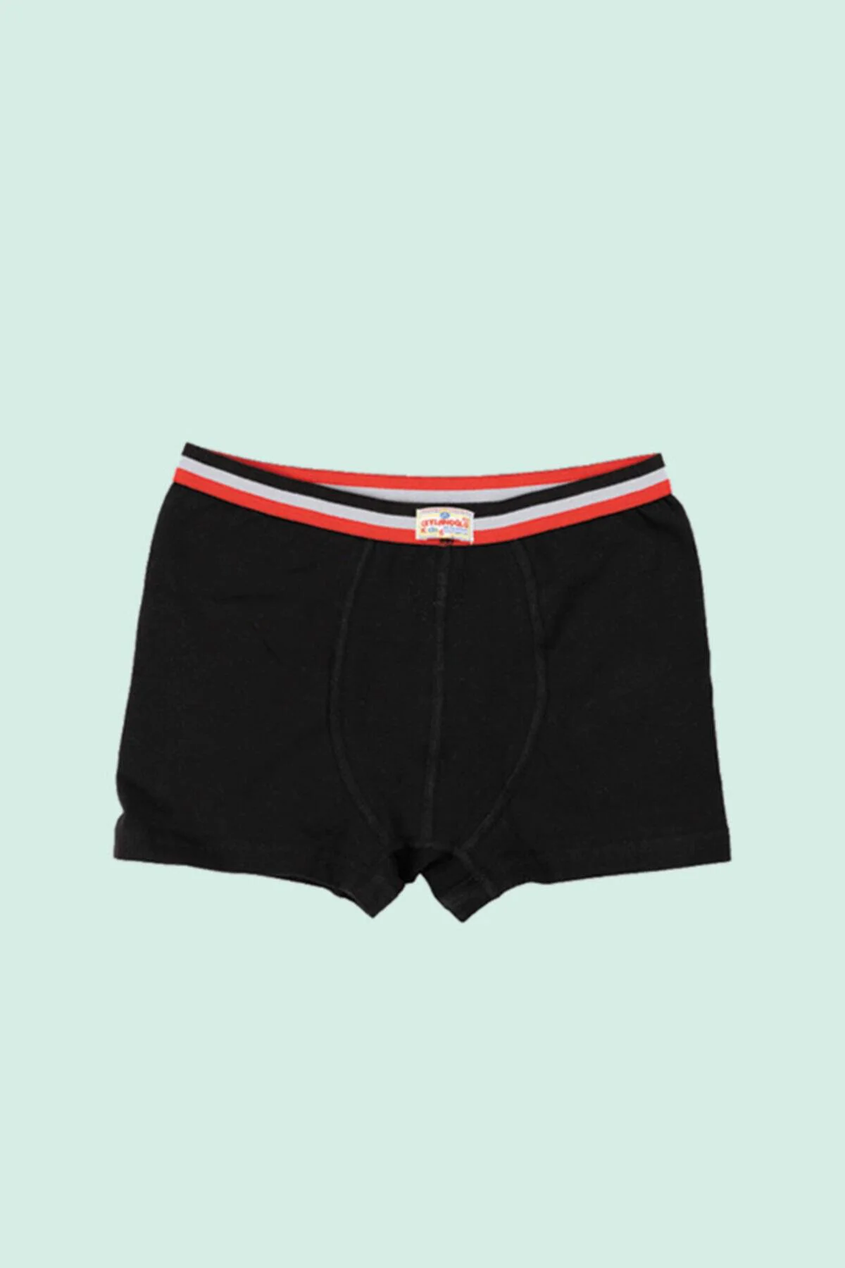 5'li Siyah Likralı Erkek Çoçuk Boxer