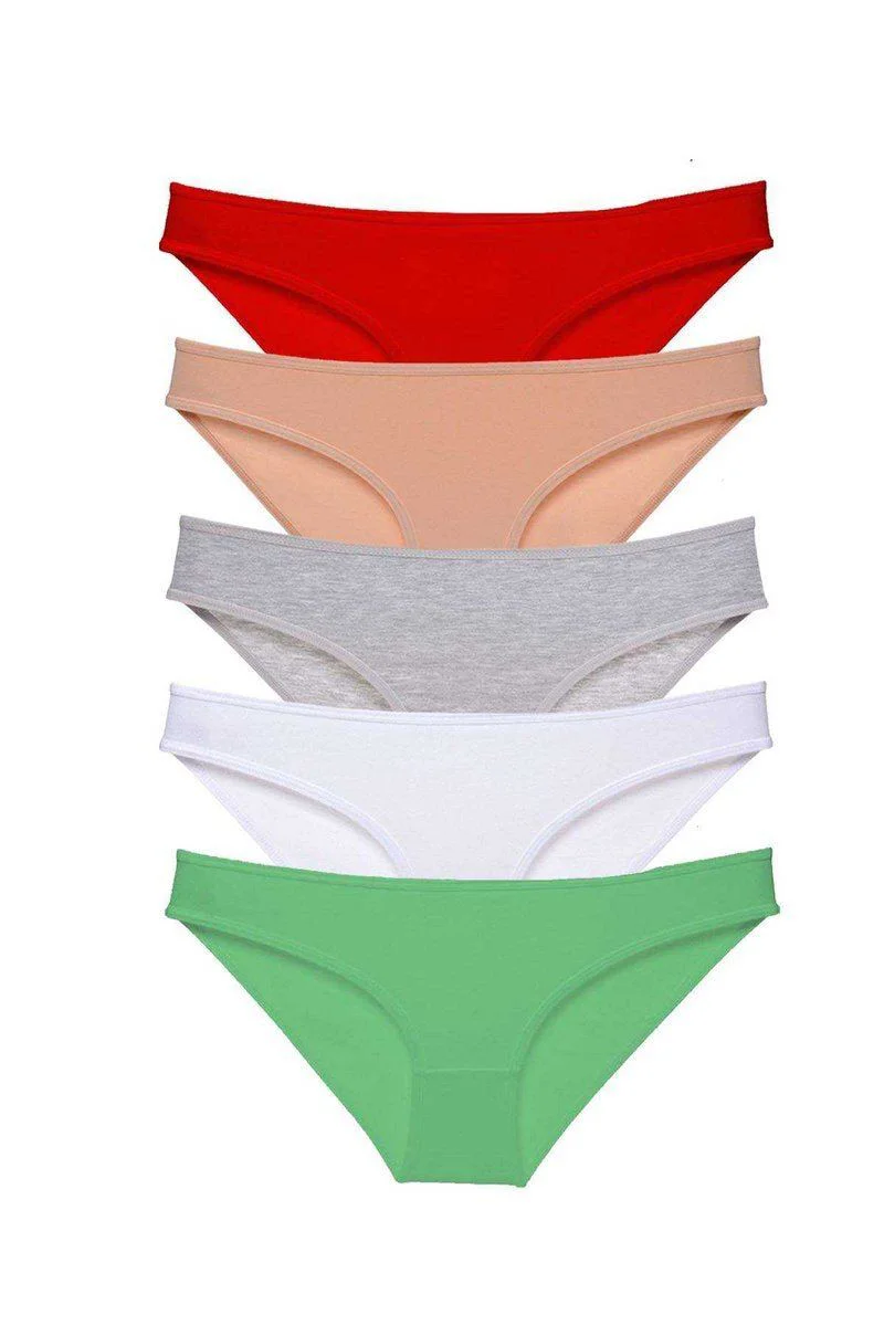 5'li Süper Eko Set Likralı Kadın Slip Külot - Pamuklu Rahat Külot Seti Fiyatı, Yorumları ve Özellikleri