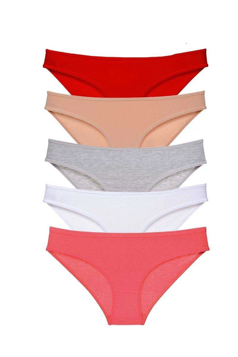 5'li Süper Eko Set Likralı Kadın Slip Külot - Pamuklu Rahat İç Çamaşırı Fiyatı, Yorumları ve Özellikleri